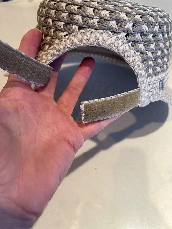 Eric Javits Squishee Adjustable Back "Army Girl" Hat / Cap in Gray White - Picture 7 of 14